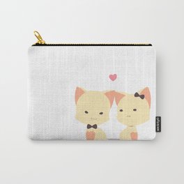 Couple valentine cat Carry-All Pouch