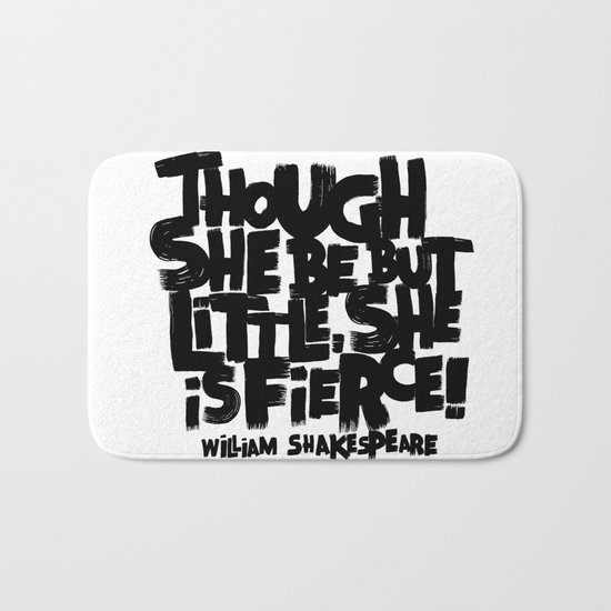 LITTLE FIERCE - WILLSHAKESPEARE Bath Mat