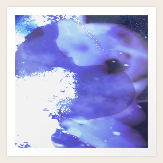 GALAXY {BLUE} Art Print