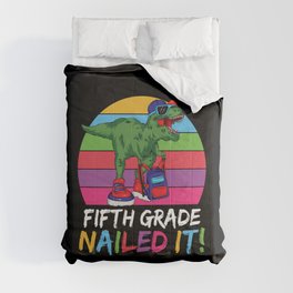 Fifth Grade Nailed It Dinosaur Comforter