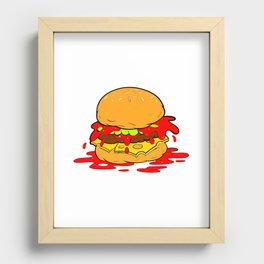 fast food Recessed Framed Print