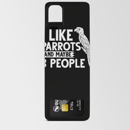 Parrot Bird Quaker African Gray Macaw Cage Android Card Case
