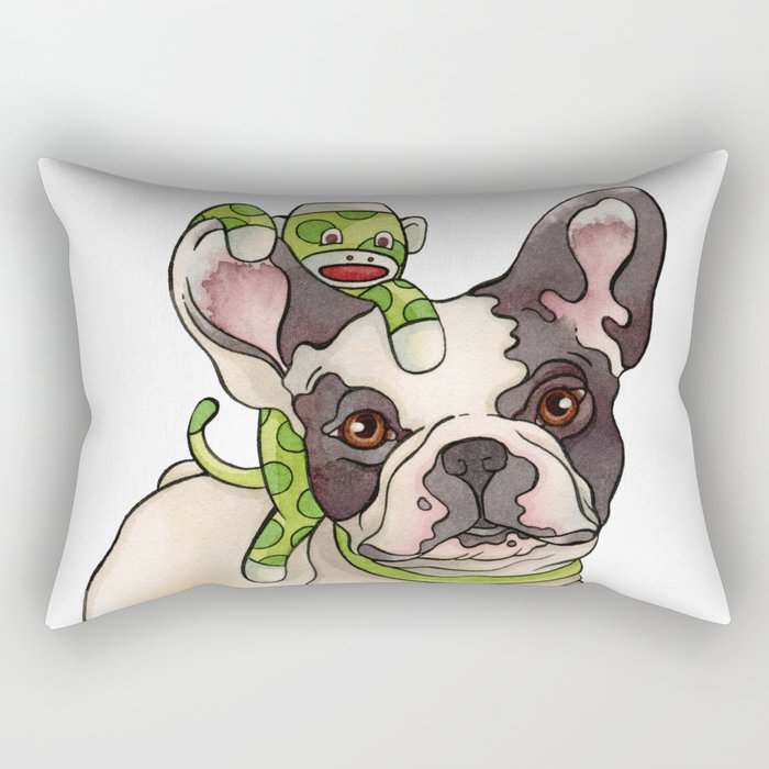 Bubba & Monkey Rectangular Pillow