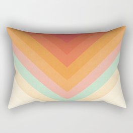 Rainbow Chevrons Rectangular Pillow