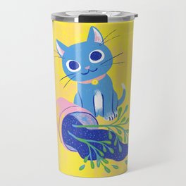 Plant Destroyer Kitty Cat Travel Mug