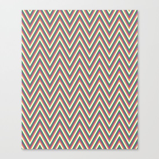 Retro chevron Canvas Print