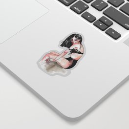 #GIRL WITH LINGERIE Sticker