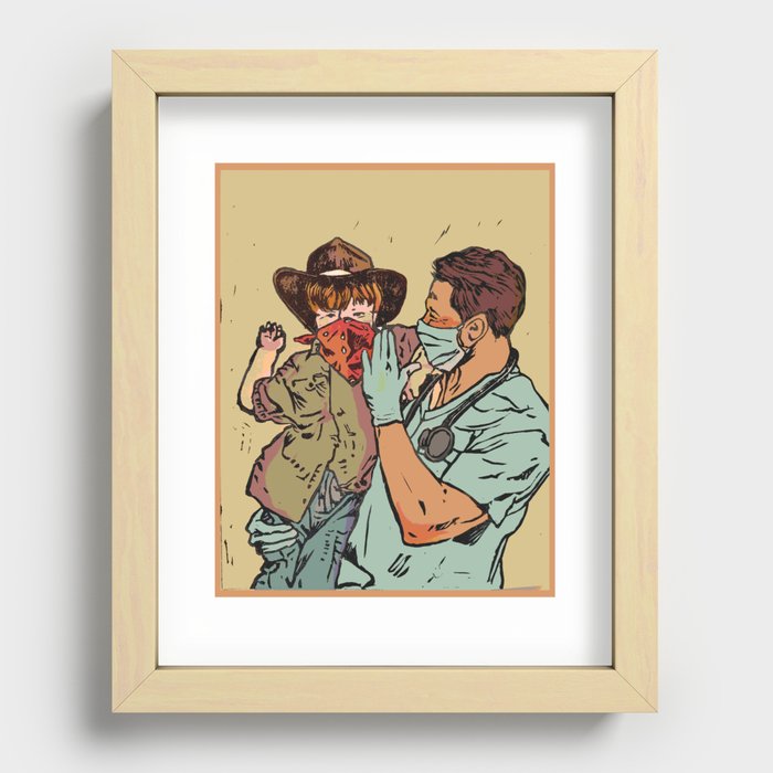 Doctor’s Office Recessed Framed Print