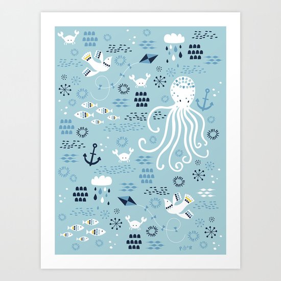 Sea Breeze Art Print