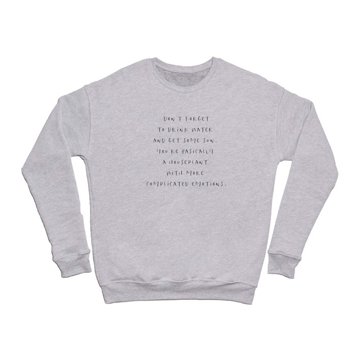 Houseplant With Emotions Crewneck Sweatshirt