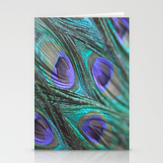 Peacock Fashion Stationery Cards