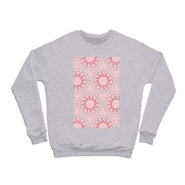 Modern Geometric Pattern Crewneck Sweatshirt
