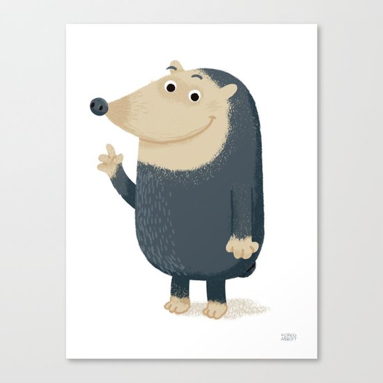 Mole Canvas Print