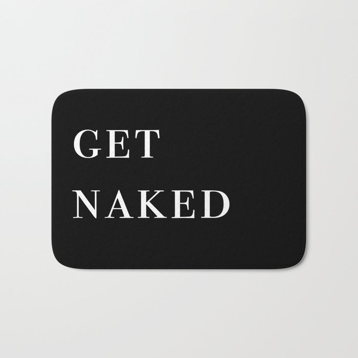 get naked II Bath Mat