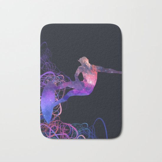 galaxy surfer 1 Bath Mat