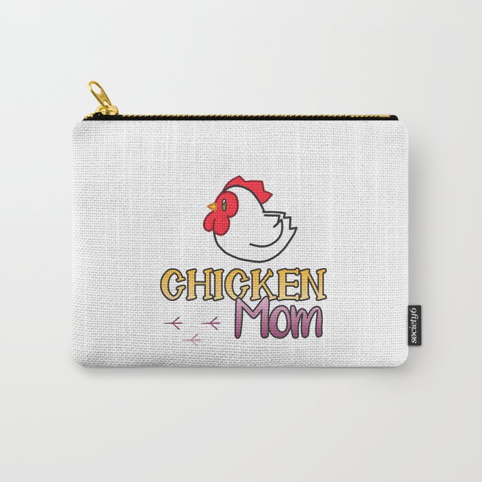 Chicken Mum/Mom Carry-All Pouch