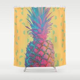 Pine-crazy-apple Shower Curtain