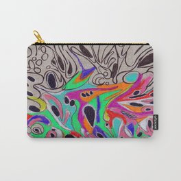 Psychedelic Vacui  Carry-All Pouch | Abstractpsychedelia, Rainbow, Colored Pencil, Psychedelia, Horrorvacui, Drawing, Psychedelicabstract, Color, Colorful, Ink Pen 