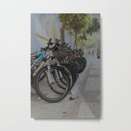 Bicycles  Metal Print