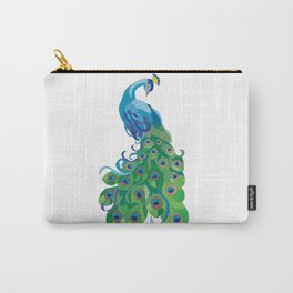 Peacock illustration Carry-All Pouch