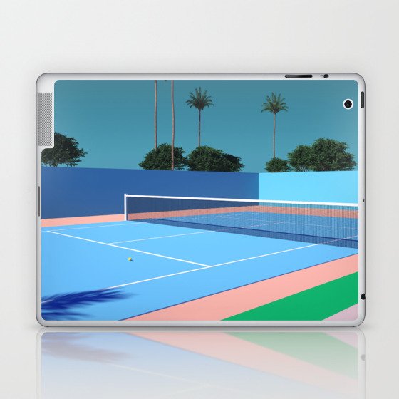 Tennis Court by Hiroshi Nagai Laptop & iPad Skin