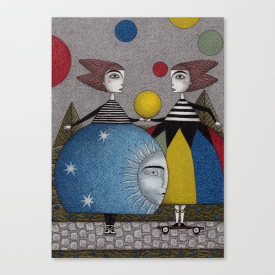 Ball Game Canvas Print