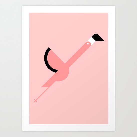 Flamingo Art Print