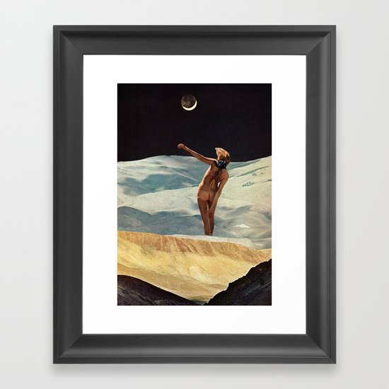 CRESCENT Framed Art Print
