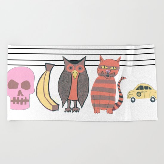 The Unusual Suspects Beach Towel