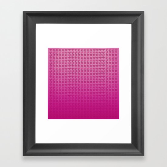 I Heart You. Framed Art Print