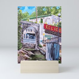 Arch Bridge at Lower End Of Ellicott City, MD Mini Art Print