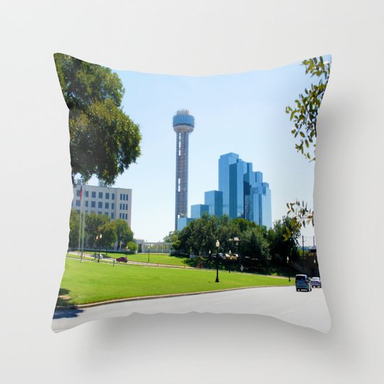 Reunion Tower, Dallas Throw Pillow