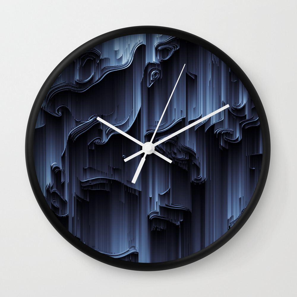 Glitch Art Wall Clock
