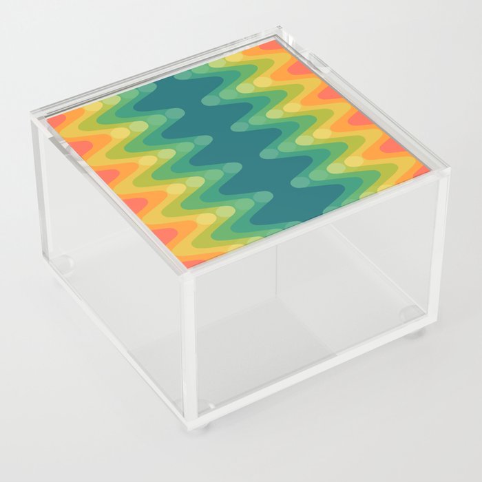 Sonic Wave Pattern 231 Acrylic Box