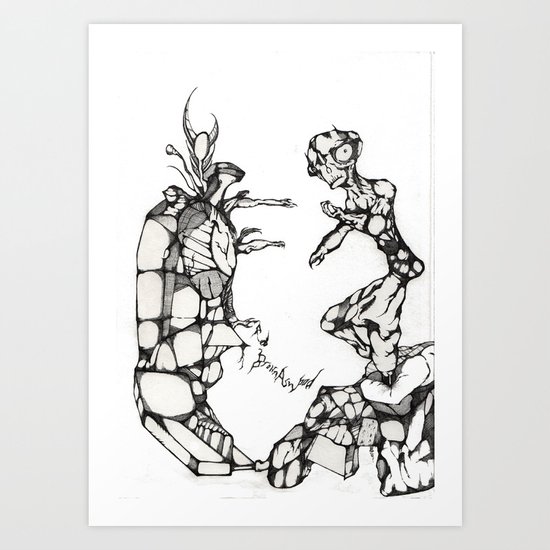 Tortured Stiff Art Print