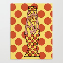 Pizza Lamp Poster