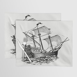 Pirate Ship Placemat