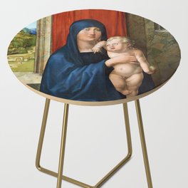 Madonna and Child, 1496-1499 by Albrecht Durer Side Table