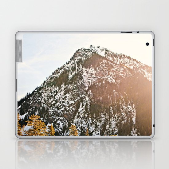 Snowy Mountain Peak in the Sun Laptop & iPad Skin