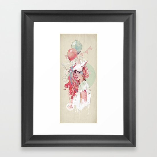 Sweet Party Framed Art Print