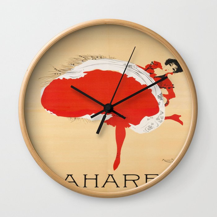 Vintage poster - Saharet Wall Clock