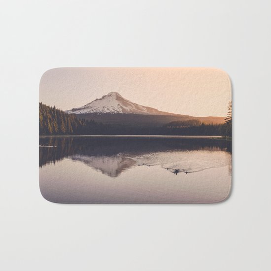 Wild Mountain Sunrise Bath Mat