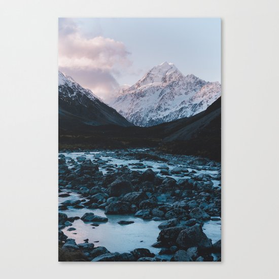 Hooker Valley, Mt Cook Canvas Print