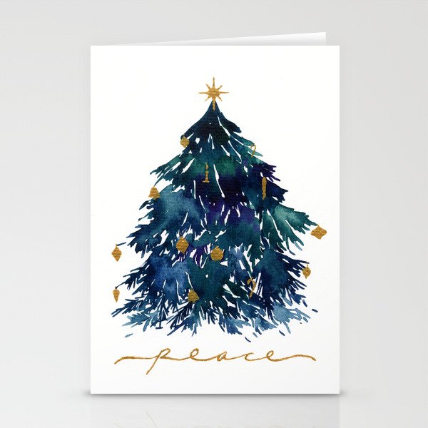 Christmas tree Stationery Cards