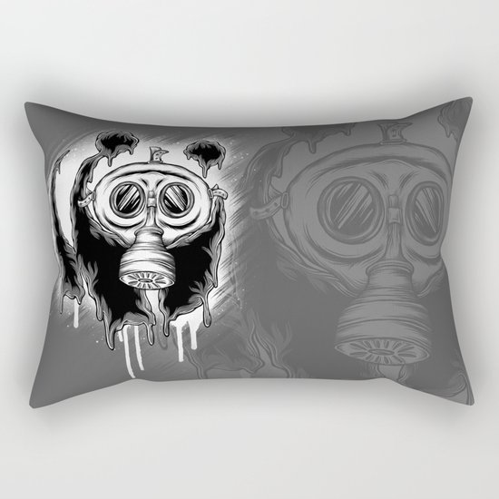 Choked Panda Rectangular Pillow