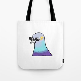 Dove bird gray sunglasses city animal gift Tote Bag