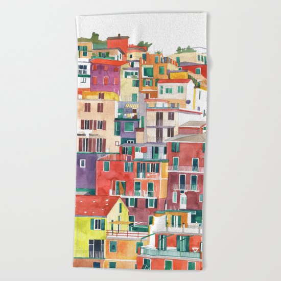 Cinque Terre Beach Towel
