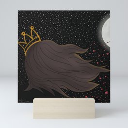 The Queen and the Moon Mini Art Print