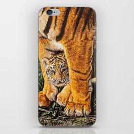 baby tiger cub iPhone Skin