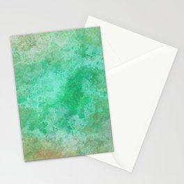 Abstract nature green marble Stationery Card